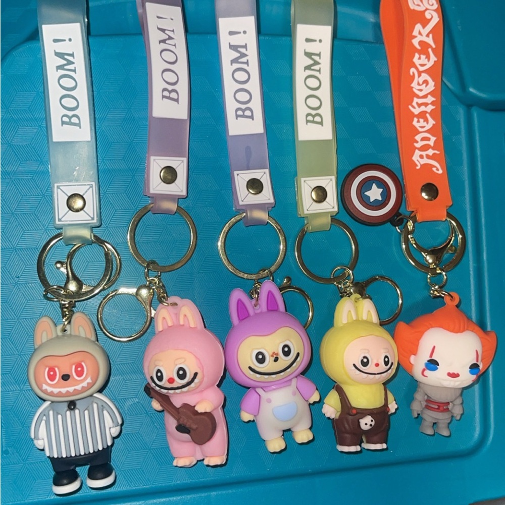 Colorful Character Keychains